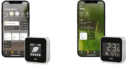 Eve Smart Heizen Set (Eve Thermo 4er-Pack + Eve Door & Window 3er Pack) Eve Thermo pausiert automatisch das Heizen, während Sie lüften