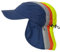 iQ-UV Schutz Kappe mit Nackenschutz Unisex Blau 55-61cm – Sonnenschutz Kappe mit UPF 50+ Schutz Tüv geprüft – Atmungsaktive Cap mit Nackenschutz für Herren und Damen – Mütze mit Schutz für Nacken