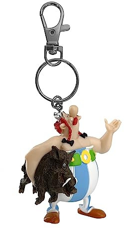 Plastoy SAS PLA60379 Obélix avec sanglier – Porte-clés jouet