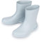 ESTRO Stivali Pioggia Donna Gomma - Stivaletti Pioggia Donna Gomma Galosce Stivali Giardino CR01 (36 EU, Grigio)