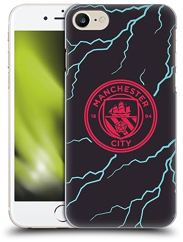 Head Case Designs Officially Licensed Manchester City Man City FC Third 2023/24 Badge Kit Hard Back Case Compatible With Apple iPhone 7/8 / SE 2020 & 2022