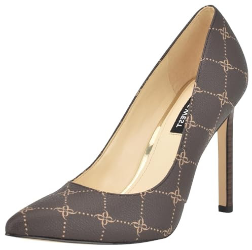 Nine West Damen Tatiana Pumps, Dunkelbraunes Logo 201, 39 EU
