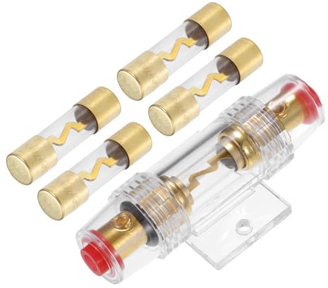 QUARKZMAN Interruttore automatico con 5 tubi fusibili da 70A e 30A per autoradio