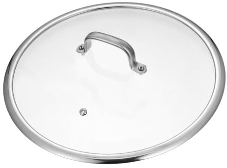 ABOOFAN Tapa Para Sartenes Pan Lid Tapaderas Para Sartenes Cubierta Transparente Resistente a Cambios De Temperatura