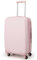 COSTWAY Bagage à Main 20 avec roulettes, Valise Coque Rigide en PC avec Poignée Autocollants Réglable en Hauteur Approuvé par Les Compagnies Aériennes, pour Vacances Voyages d’Affaires (Rose)
