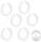 UKOFEW 6 Piezas Convertidor de Anillo de Pantalla E27 a E14,Anillos Adaptadores de Pantalla de Lámpara 42mm a 29mm,Reductor de Anillo de Pantalla,Ideal para Lámparas de Suspensión y Sobremesa