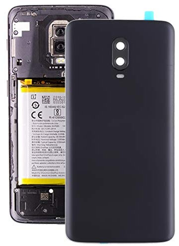 GCSTN AYSMG Akku Rückseite mit Kamera-Objektiv for OnePlus 6T (Frosted Schwarz)(Color1)