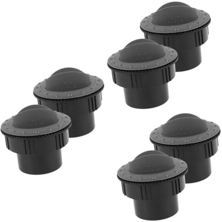 HOMSFOU 6pièces Déflecteur De Ventilation Pour Climatiseur Rv Sortie Air Universelle Couvercle De Ventilation Pour Véhicules De