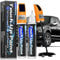Bellifluous Rimuovi Graffi Auto, Penna Pro Antigraffio, 2 Pacchi Penna Ritocco Carrozzeria Nero, 2 in 1 Auto Penna Antigraffio per Auto ad Asciugatura Rapida per Coprire e Riparare Graffi Auto