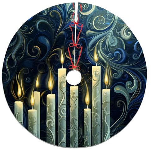 Elegante base per albero di Natale, decorazione bianca per albero di Natale, per vacanze invernali, decorazione per la casa, per interni ed esterni, 91 cm
