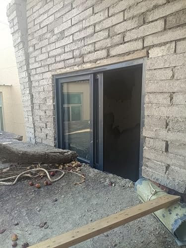 Abri de jardin noir avec petites fenêtres coulissantes à battant pour poulailler, cabanes, bacs à céréales, garage, 30,5 cm, 40,6 cm, 46,7 cm, 50,8 cm, 55,8 cm, 55,8 cm de large et 55 cm de large