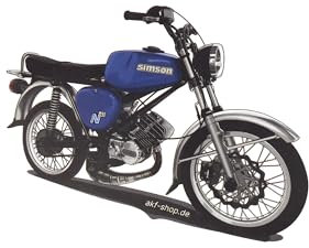 Aufkleber, Motiv: Simson S50N, blau