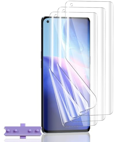 Jaavkkma 3 Pezzi Pellicola Protettiva Flessibile per OPPO Find X3 Neo, HD Trasparente/Anti-graffio/Copertura Completa, Protezione Schermo per OPPO Find X3 Neo - Pellicola TPU Morbida