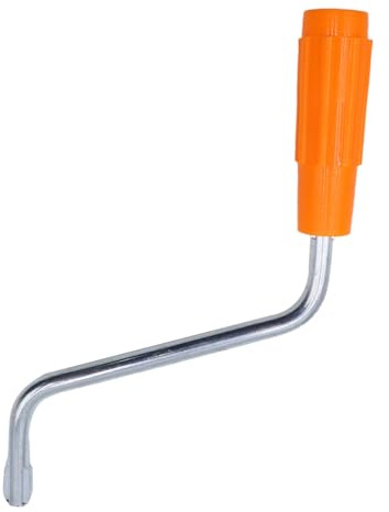 Riven Pasta Machine Replacement Handle - Replacement Pasta Maker Handle Durable Accessory for Household Noodles and Noodles (Orange)