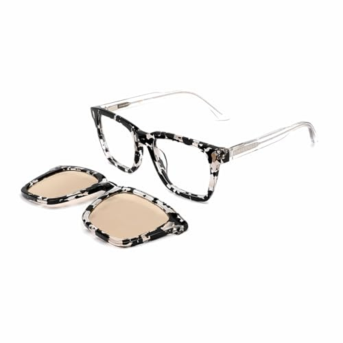 RemedyLens 'Orla' Anti Blue Light READING Glasses with FL-41 MAGNETIC clip on lenses +1.5 Magnification