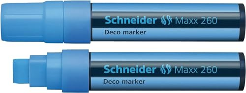 Schneider Novus 126010 Deco-Marker 260, 5+15 mm, hellblau