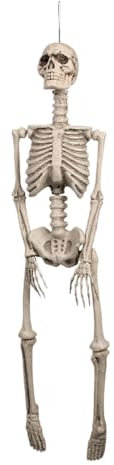 Boland 74368 - Deko Skelett, 92 cm, Hängedeko, Dekoration für Mottoparty, Halloween und Dia de Los Muertos