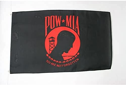 AZ FLAG - Flagge Usa Pow Mia Remember - 150x90 cm - Vereinigten Staaten Von Amerika Fahne 100% Polyester mit Messing-Ösen - 110g