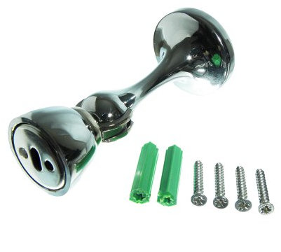 1 Set Of Magnetic Door Holder Stay Stop Wedge Catch Chrome With Screws