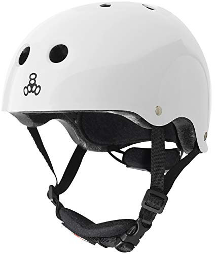 Triple Eight Unisex – Erwachsene Lil 8 Sporthelme, WeiÃŸ, Einheitsgröße