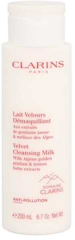 Clarins Velvet Cleansing Milk for Women 6.7oz Cleanser