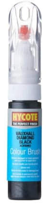 Hycote Brush and Scratch Repair Nib Touch Up Paint, Vauxhall Diamond Black (Metallic), 12.5 ml