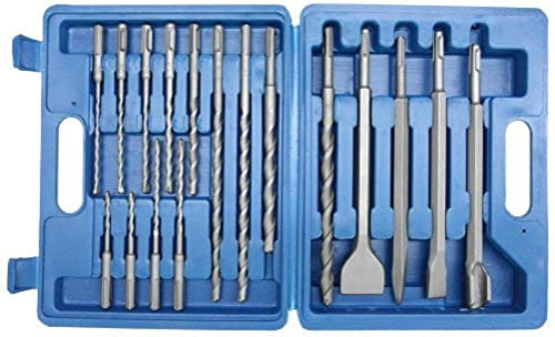 CON:P BP304017 - Set di punte per trapano/scalpello SDS Plus, 17 pezzi