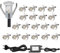 20er Set Mini Treppen Einbaustrahler Ø18mm 0.4W IP67 Wasserdichte 7LM Bodeneinbaustrahler LED Bodenstrahler Aussen und Innen Lampe mit 12V Netzteil für Garten Terrasse Treppen Beleuchtung Warmes Weiß