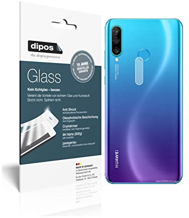 dipos I 6X Protector de Pantalla Compatible con Huawei P30 Lite Lente de la cámara Vidrio Flexible Cristal Proteccion 9H