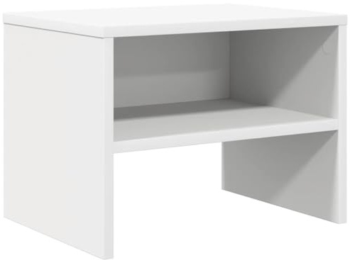 vidaXL Bedside Cabinet White 40x30x30 cm Engineered Wood