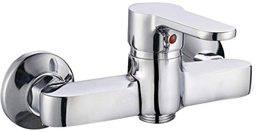 Miscelatore Esterno Doccia Rubinetto Monocomando Cromato