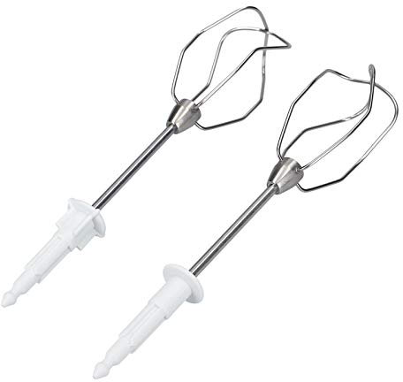 DL-pro Rührbesen Schneebesen Set für Bosch Siemens 00653471 653471 MFQ3531 MFQ3532 MFQ3533 Premium Turbobesen Handmixer
