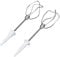 DL-pro Rührbesen Schneebesen Set für Bosch Siemens 00653471 653471 MFQ3531 MFQ3532 MFQ3533 Premium Turbobesen Handmixer