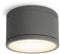 SSC-LUXon CELI-WX Strahler Aufbau IP44 für Aussen & Bad mit LED GX53 Lampe 3W warmweiß - Badstrahler in rund anthrazit 230V