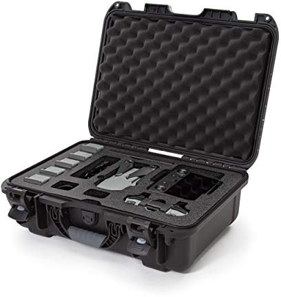 Nanuk 925 wasserdichter Hartschalenkoffer mit Schaumstoffeinsatz für DJI Mavic Air 2 + Smart Controller - Schwarz (925-MAVIA21)