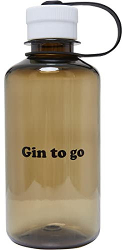 URBAN CLASSICS Petaca Portátil De Plástico, Petaca Para Escalada, Camping, Bar, Barbacoa, Fiesta - Champagne To Go / Gin To Go / Beer To Go - 0,6 L