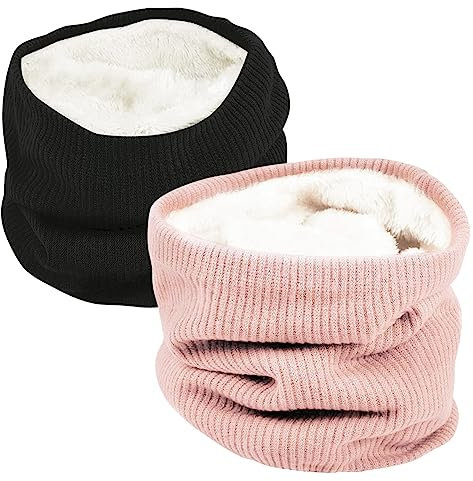 Chalier Fashion Damen Wollschal Pelzig und Hautfreundlich Weicher Winter schal Einfarbig Warme Quaste Damen schal Perfektes Weihnachts und Geburtstagsgeschenk für Frauen