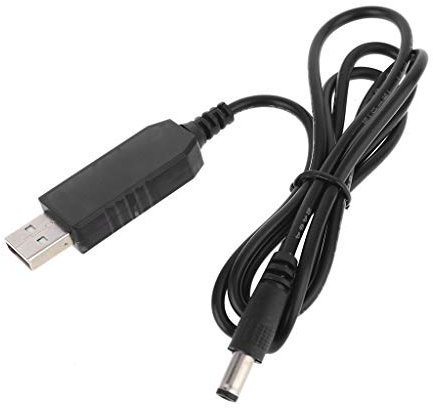 BAIRU USB 5V a 4.2V 8.4V 12.6V DC 5.5x2.1mm Line Converter Cavo di ricarica di alimentazione, per 18650 Lithium- Batteria