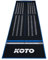 KOTO - Carpet Checkout Blau, 285x80cm Dartmatte, Schutz Bodens & Dartpfeile, Mit Score-Indikation + Oche