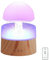 PAIKOE Cloud Rain Humidifier, 500ML Large Capacity Colorful Light Raindrop Aroma Diffuser Humidifiers, Desktop Fountain Water Drop Sound, Suitable for Home Office (Wood + Remote Control)