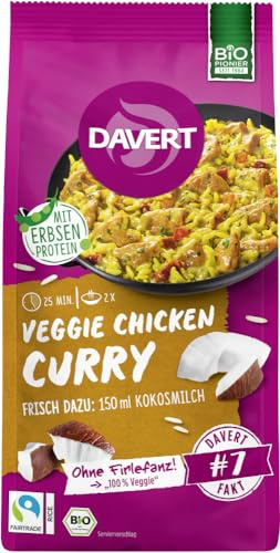 Veggie Chicken Curry mit Fairtrade Reis 6 x 120 g