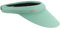 Seeberger Visor Azalee de algodón, visor solar, protección solar, antideslumbrante, visor de playa, con visera, verde menta, Talla única
