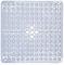 shirylzee Duschmatte rutschfest, Quadrat Duscheinlage, Badewannenmatte, Dusche Antirutschmatte mit Saugnapf, Anti Schimmel antibakteriell & maschinenwaschbar, BPA-frei (Transparent, 53 x 53 cm)