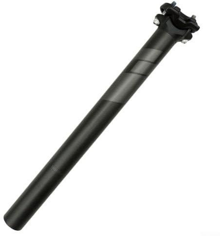 Carbon-Sattelstütze, Fahrradsattelstütze, 27,2/31,6, 350 mm, matt, verstellbar, versetzt, für Rennrad, Sattelstütze (31,6 mm)