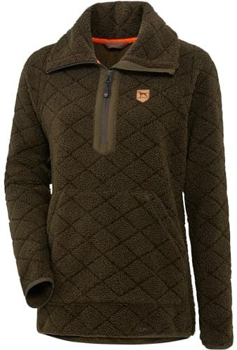 Parforce Damen Troyer Kuschelfleece Oliv XS