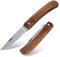 Shehadeh - Couteau de poche - Couteau pliant - Couteau de poche d'extérieur - Pour l'extérieur, le camping et la survie - Manche en bois - 20 cm