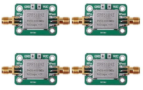 SRMAN 4X HF Verstärker, Rauscharmer LNA 50 Bis 4000 MHz SPF5189Z HF Verstärker Zur Verstärkung FM HF VHF UHF Radio Signal, 750093283