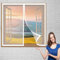 Moskitonetze für Fenster 140 x 114 cm Fliegengitter Fenster in Verschiedenen Größen Auswählbar Magnet Fliegengitter für Alle Universalfenster, Weiß