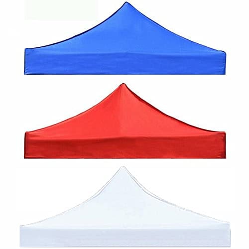 Gazebo Covers Replacement 3x3, UV Resistant Tarpaulin Canopy Top Replacement Cover, Frost-Resistant, Ideal Covers for BBQ, Camping, Parties (Blue)