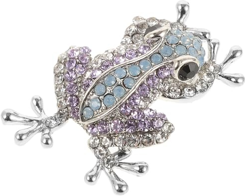 SAFIGLE Modische Frosch-brosche Metallbrosche Für Damen Belastbare Anstecknadel Schal Hut Stilvolles Accessoire